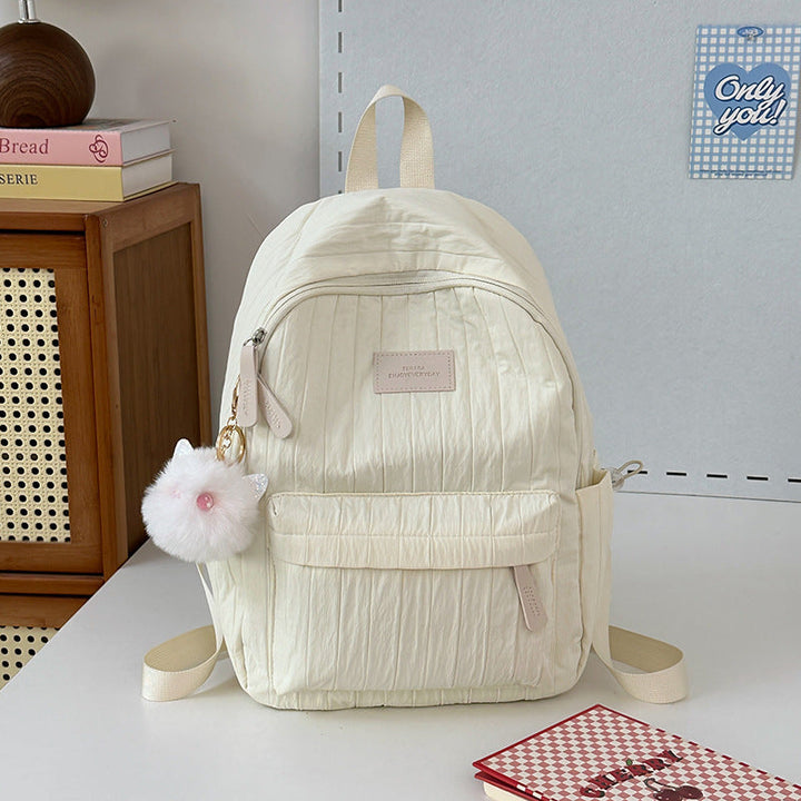 Lightweight Textured School Backpack