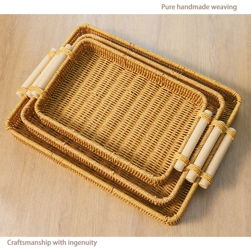 Ladies Rattan Serving Tray Kalsten