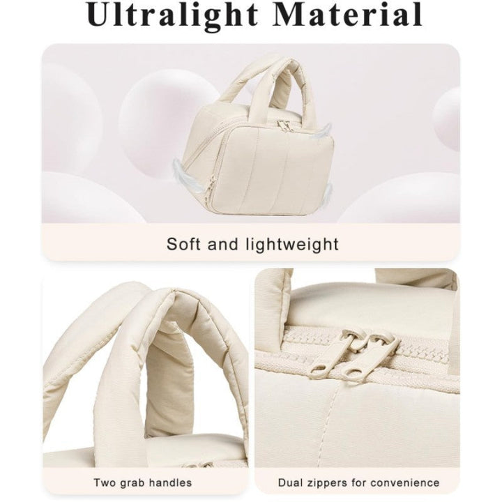 Women's insulated cooler bag with double zipper and sturdy handles Kalsten