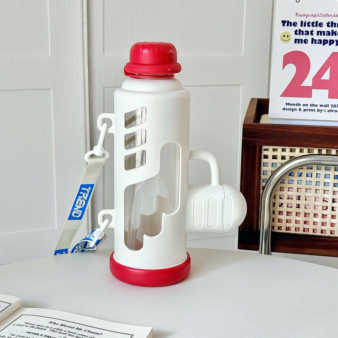 Women Trendy Water Bottle with Innovative Design and Practical Carry Handle Kalsten