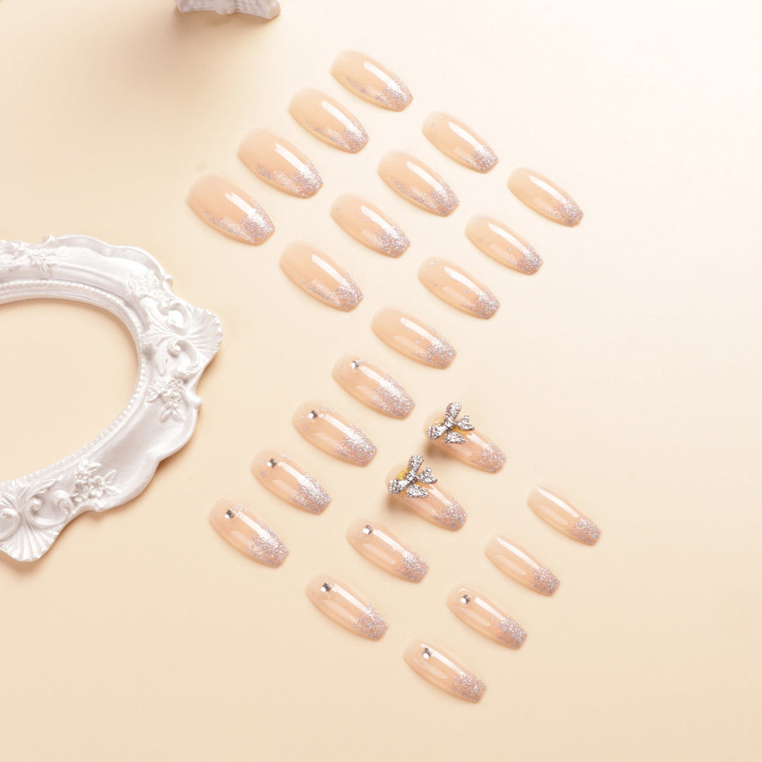 Sparkling Glitter Press-On Nail Tips Kalsten
