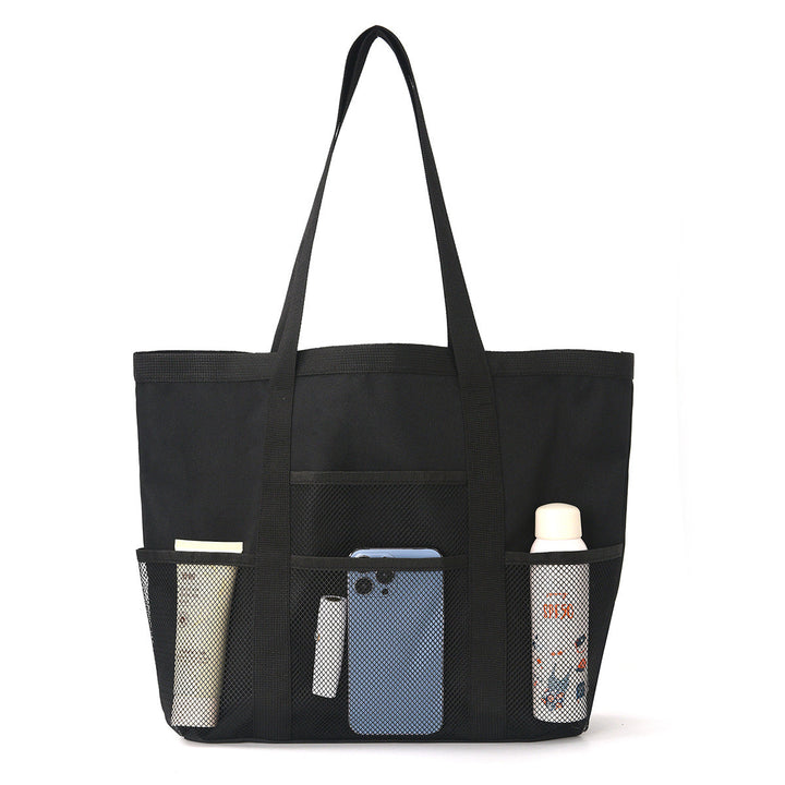 Multifunctional shopping bag with practical outer pockets Kalsten
