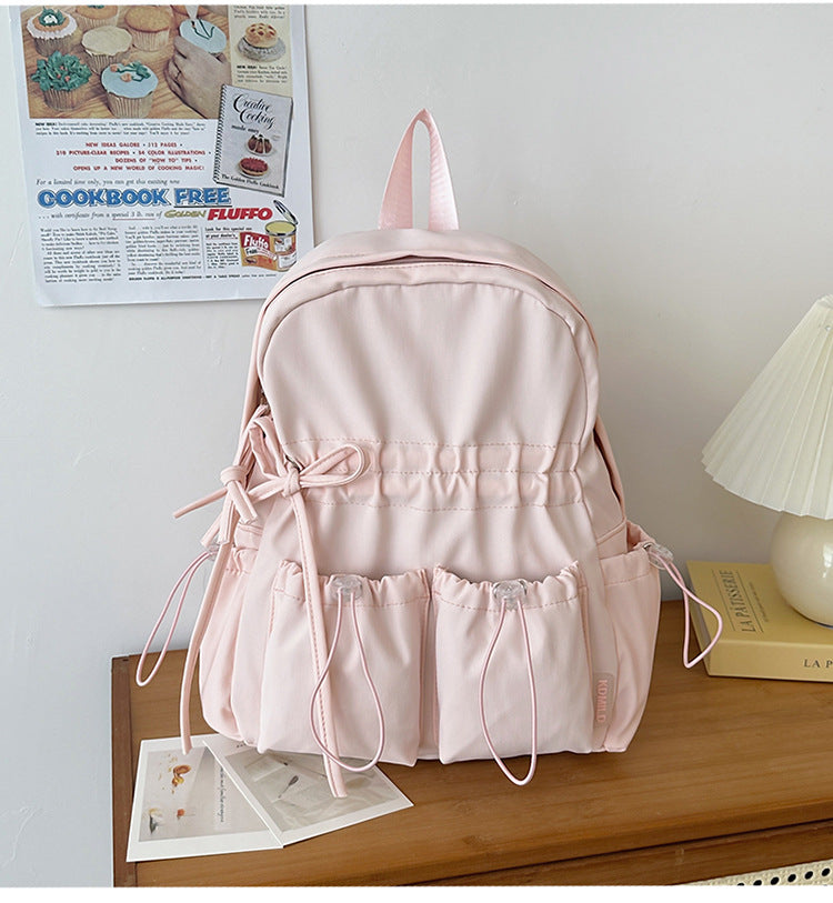 Functional Drawstring Utility School Backpack