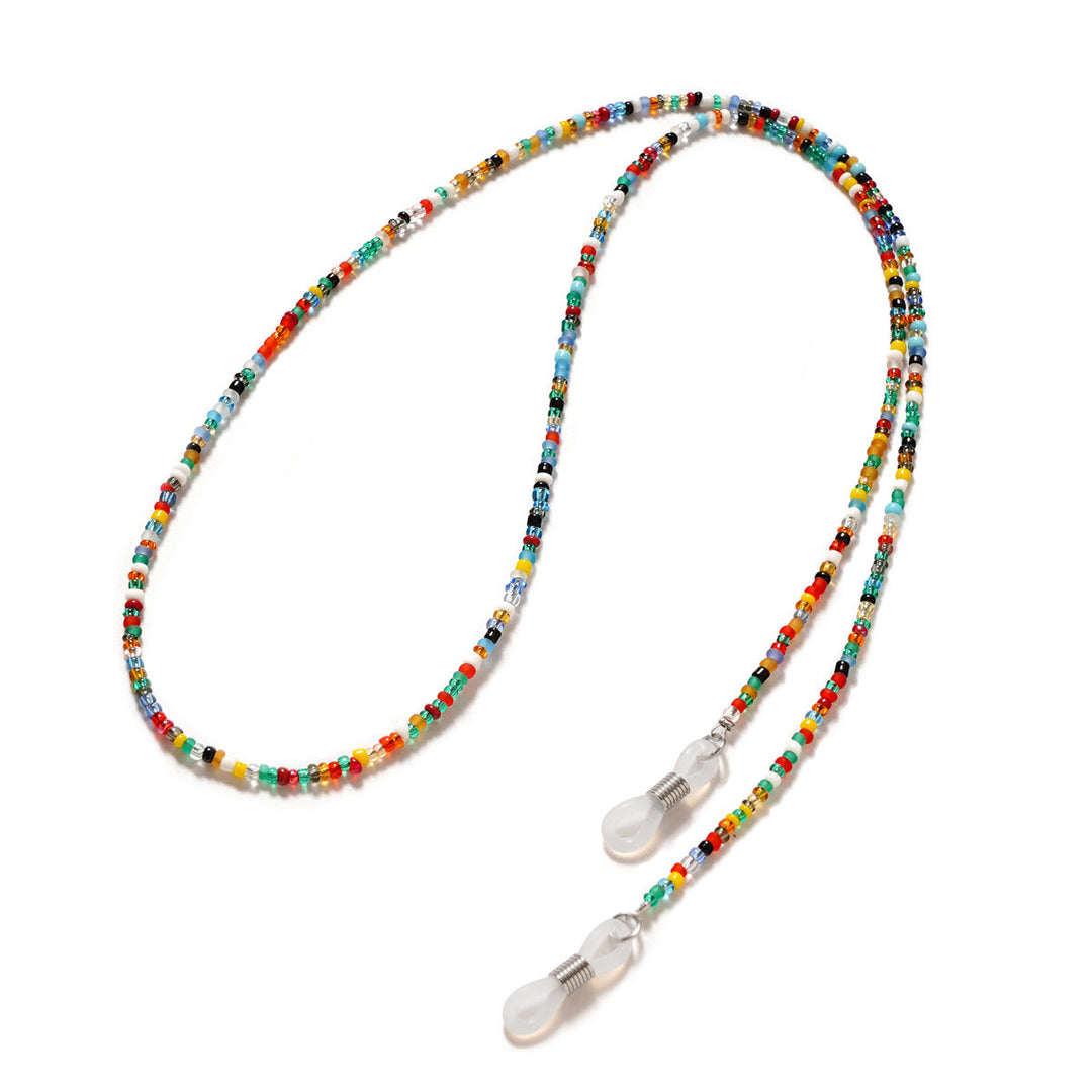 Multi-Colored Beaded Glasses Holder Chain kalsten