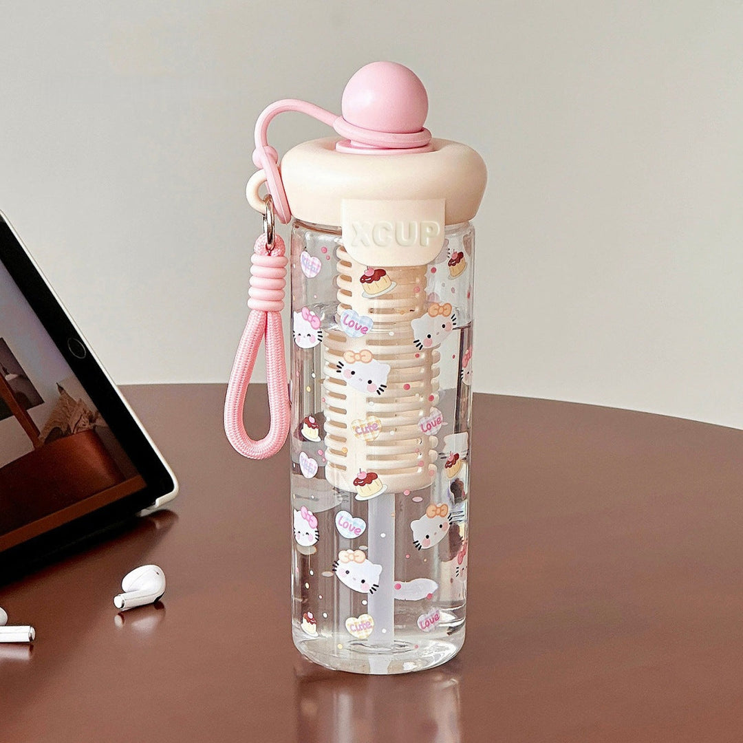 Women's playful water bottle with integrated fruit filter Kalsten