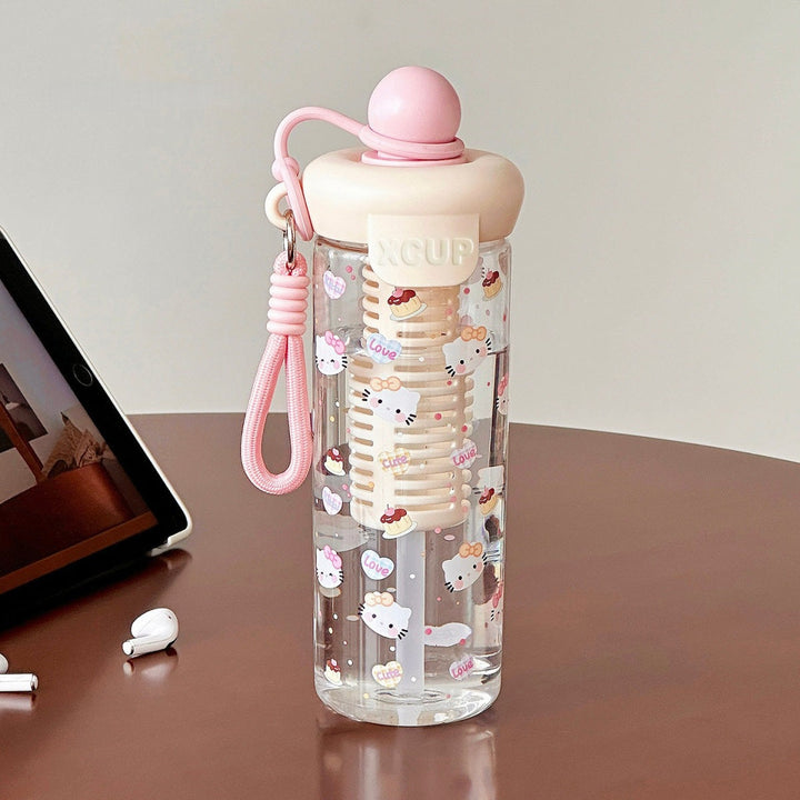 Women's playful water bottle with integrated fruit filter Kalsten