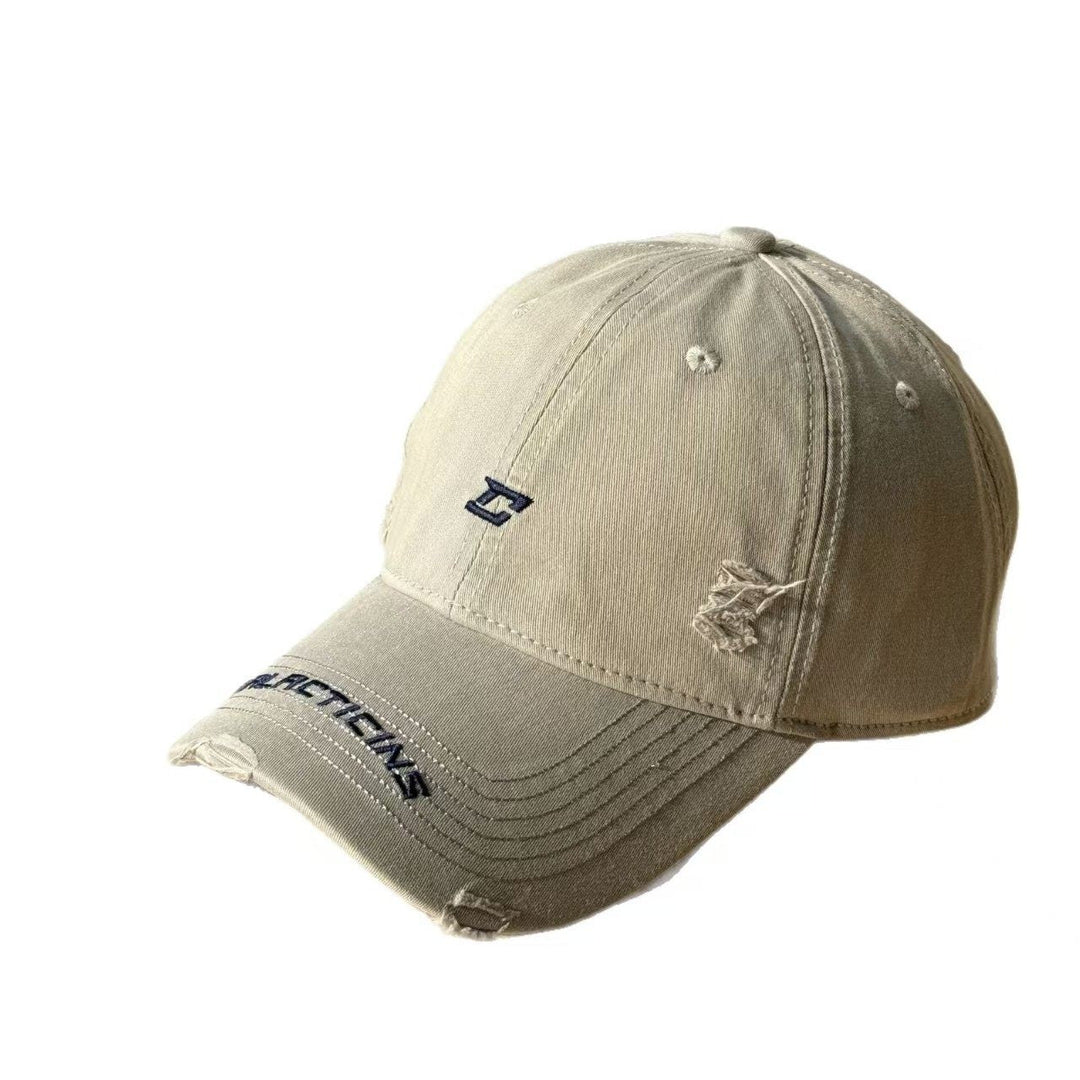 Men's Distressed Denim Baseball Cap Kalsten
