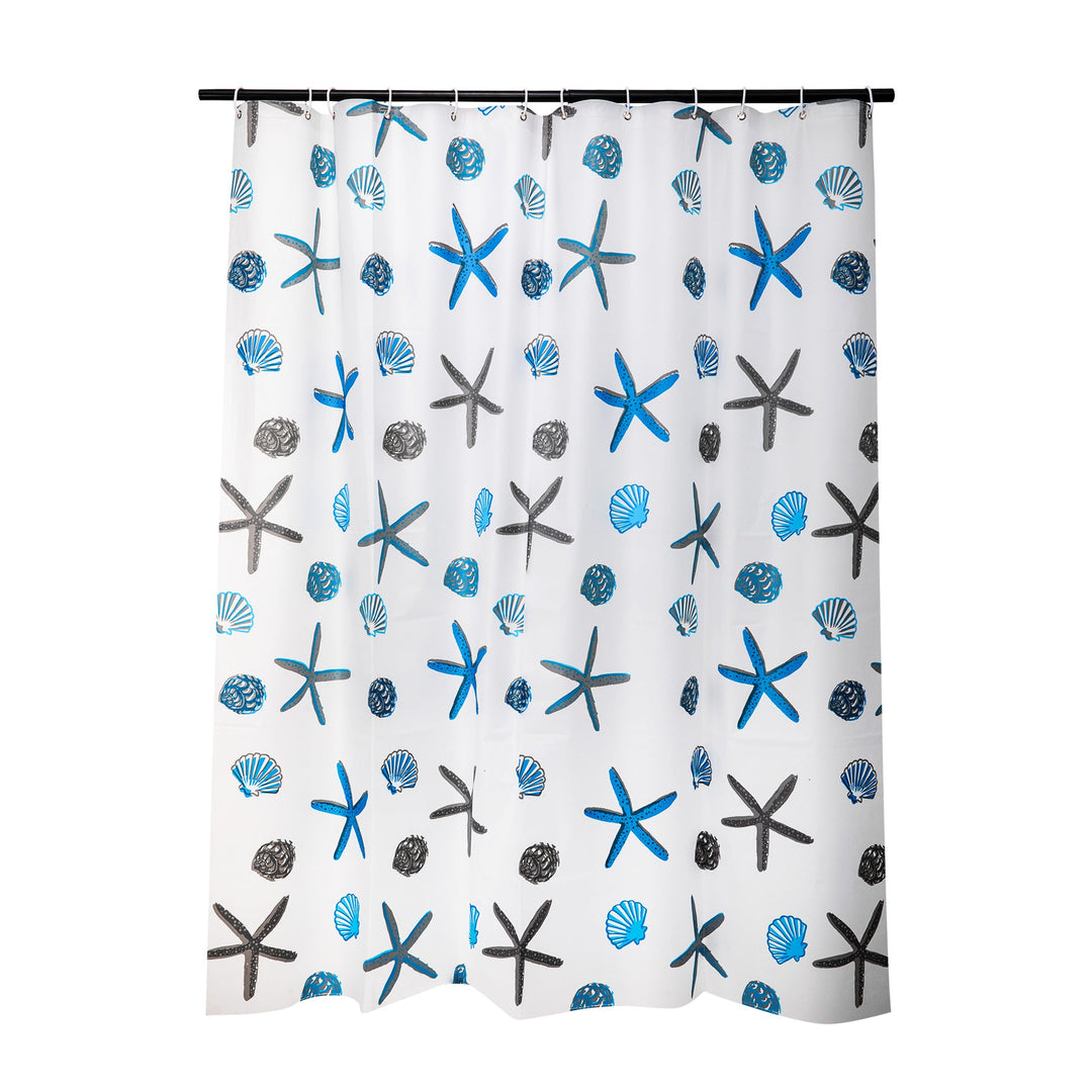Coastal-Inspired Shower Curtain Kalsten