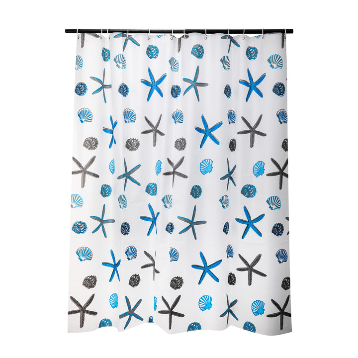 Coastal-Inspired Shower Curtain Kalsten