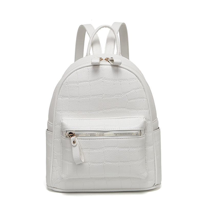 Crocodile-Embossed Mini Chic Backpack Kalsten