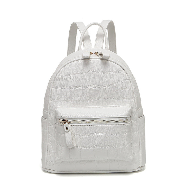Crocodile-Embossed Mini Chic Backpack Kalsten