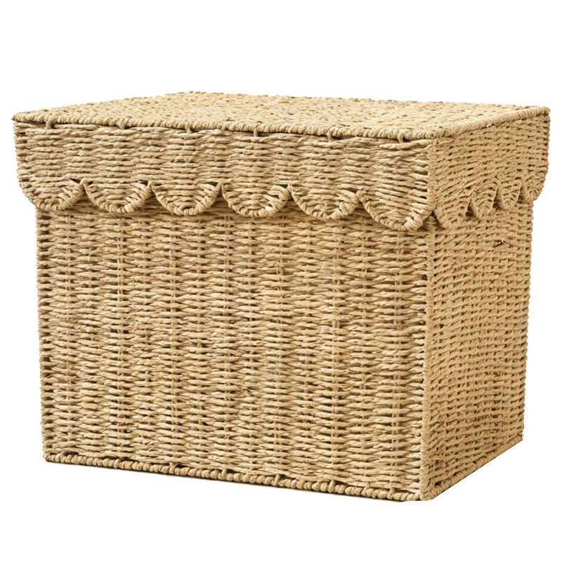 Storage basket with lid Acalora