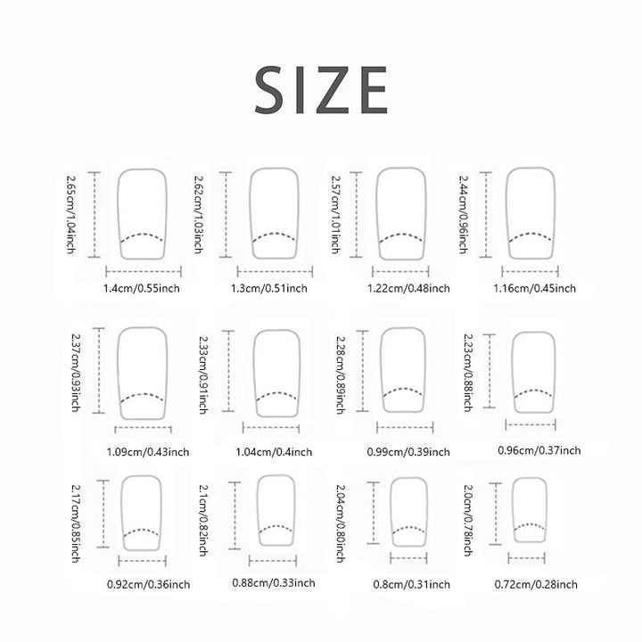 Artistic Design Press-On Nail Set Kalsten