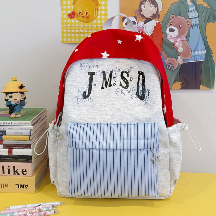 Casual Graphic-Print School Backpack