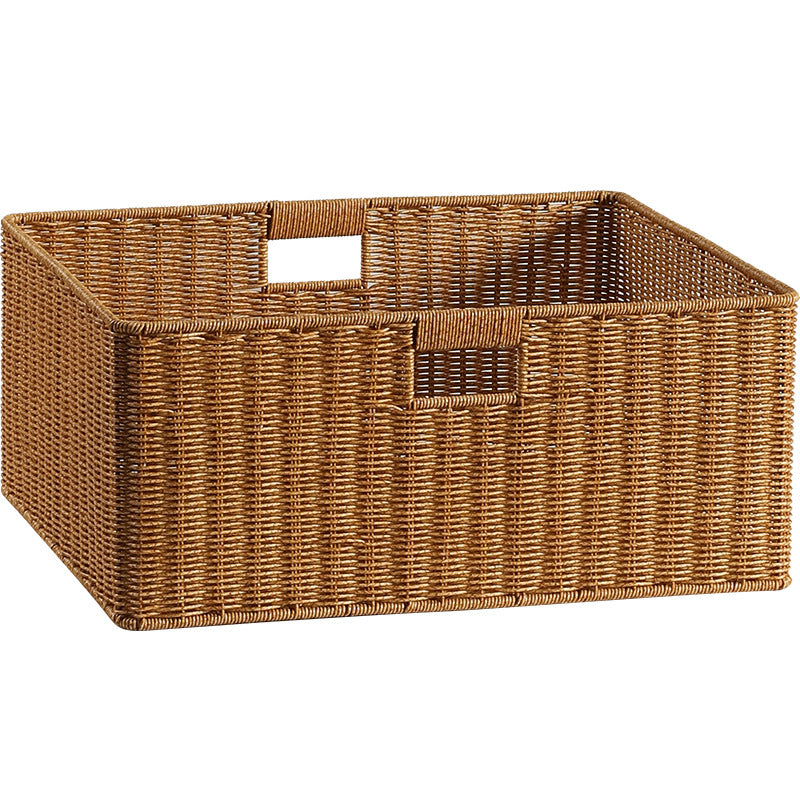 Woven Storage Bin with Ergonomic Handles Kalsten