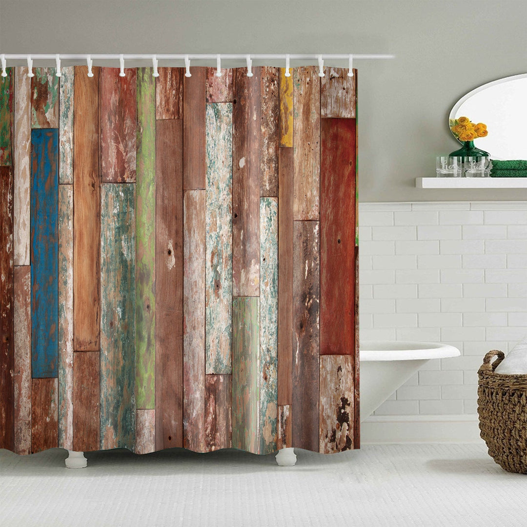 Floral Patterned Bathroom Shower Curtain Kalsten