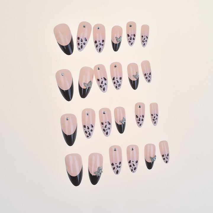 Artistic Press-On Nail Set with Elegant Designs Kalsten