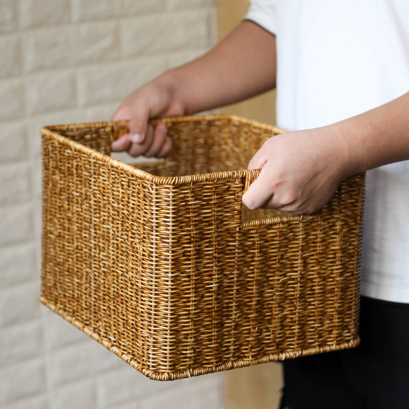 Premium Handwoven Square Storage Basket Kalsten