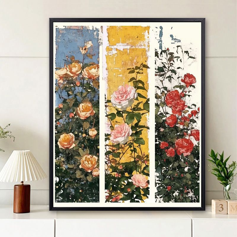 Vintage Floral Wall Art Kalsten