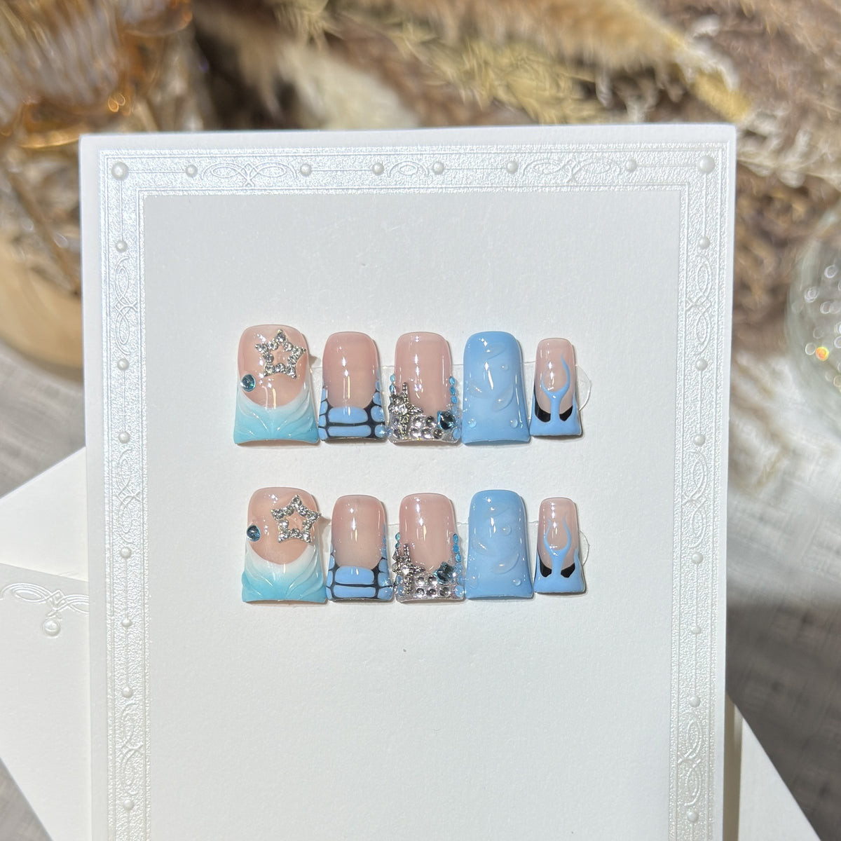 Reusable Press-On Nail Set Acalora