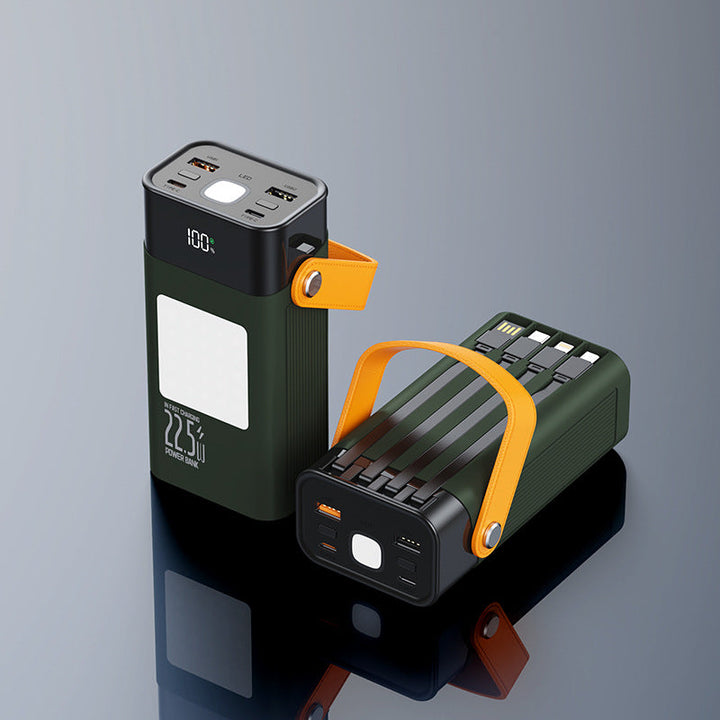Portable power bank with fast charging port and LED display Kalsten