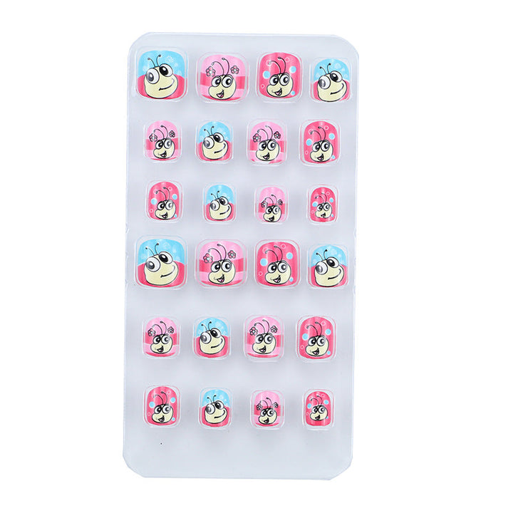 Playful Cartoon Animal Press-On Nail Set Kalsten