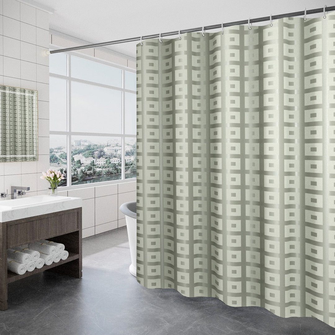 Women's Modern Geometric Shower Curtain Kalsten