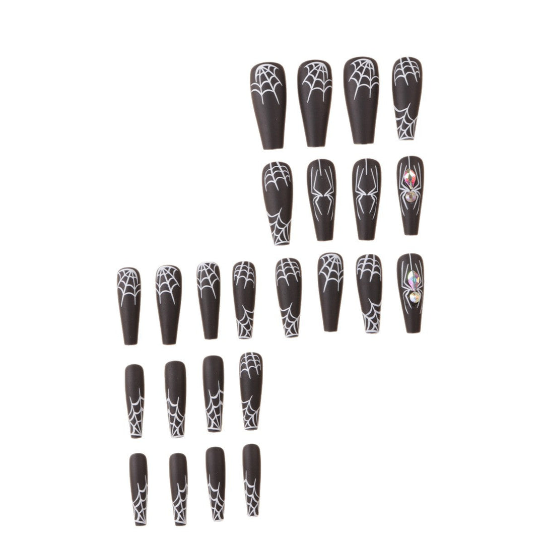Artistic Spider-Themed Press-On Nails Kalsten