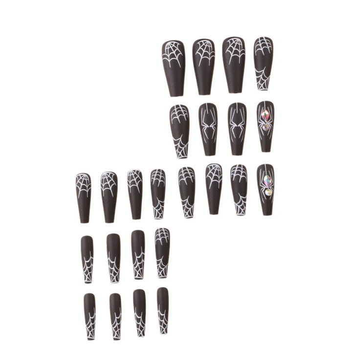 Artistic Spider-Themed Press-On Nails Kalsten