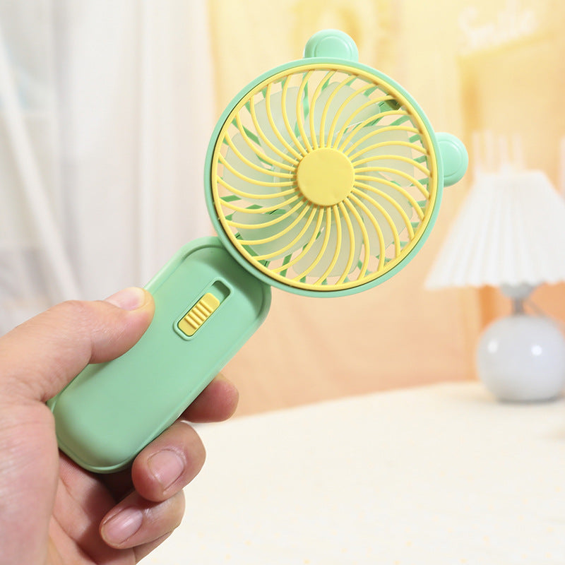 Women's portable hand fan in creative bear design Kalsten