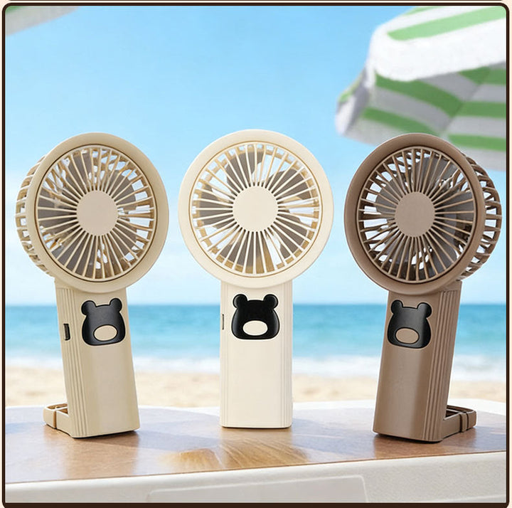 Cute Bear-Themed Handheld Fan Kalsten