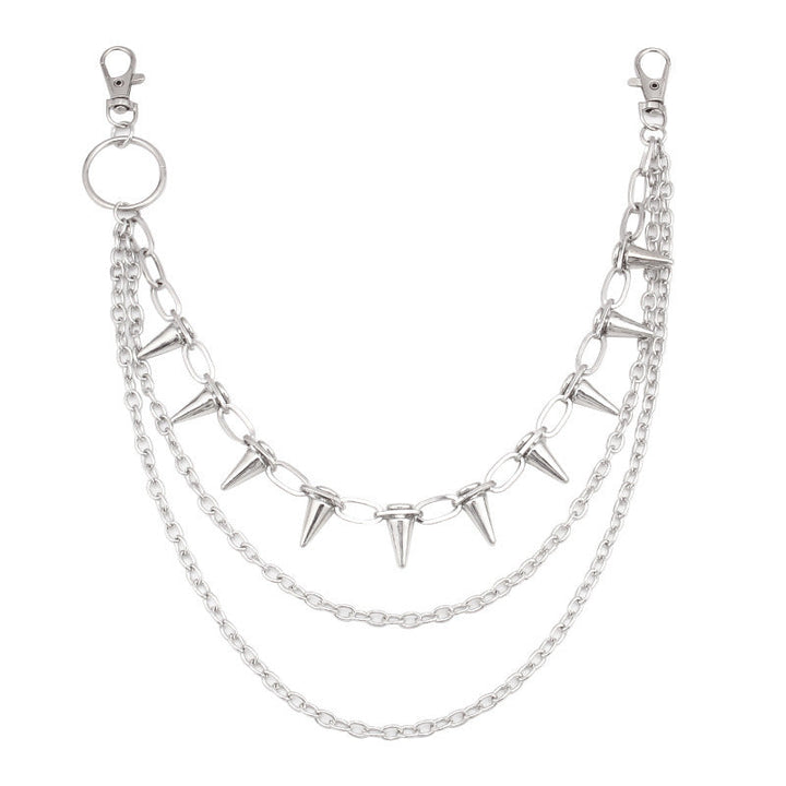 Fashionable chain belt with stud accents Kalsten
