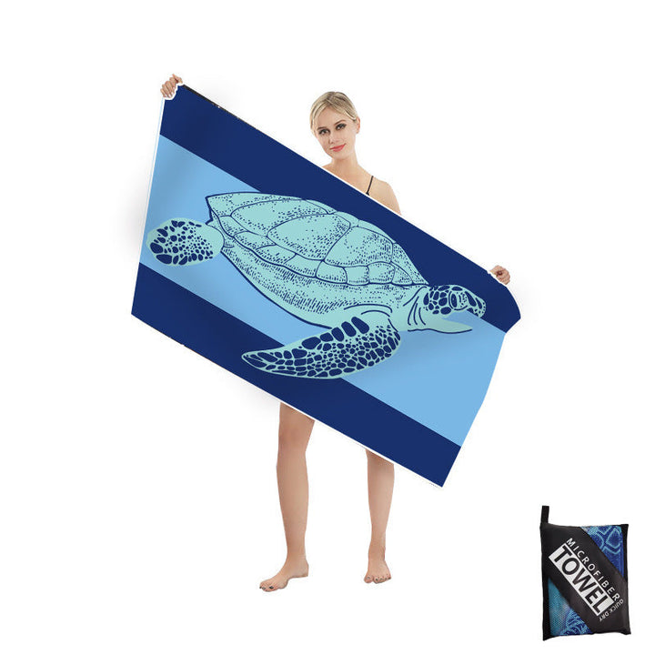Beach towel with artistic mandala design Kalsten