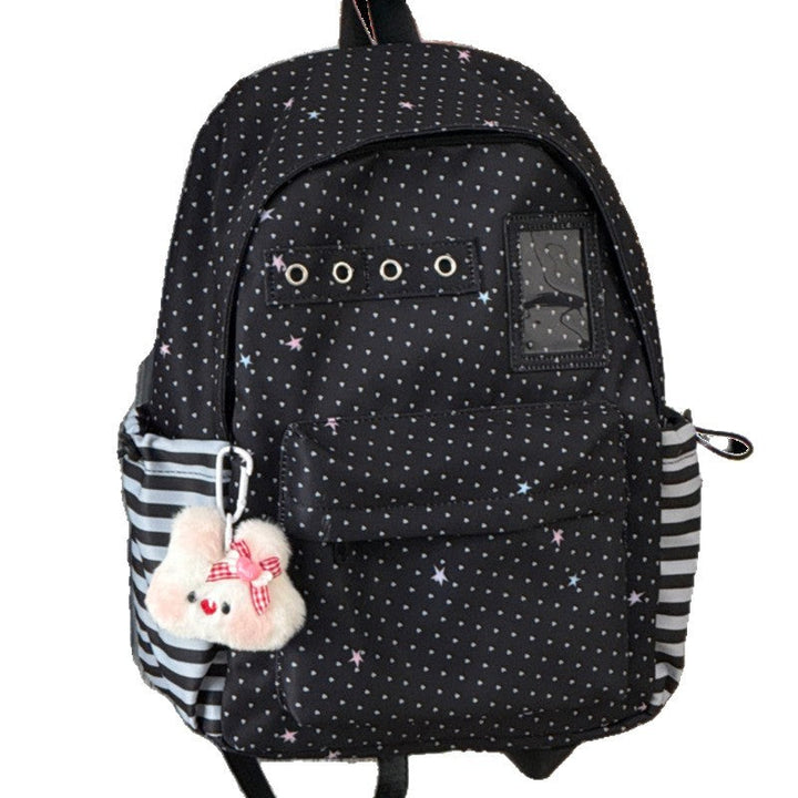 Starry Print Functional Backpack kalsten