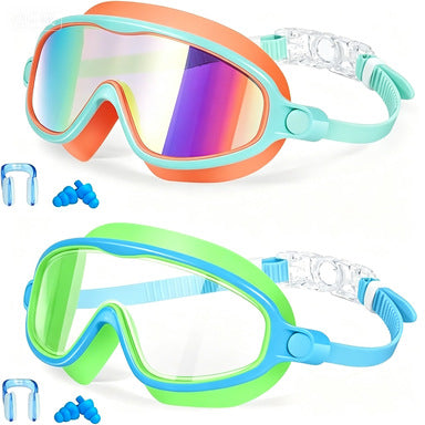Swim protection goggles with adjustable nose piece and anti-fog technology Kalsten