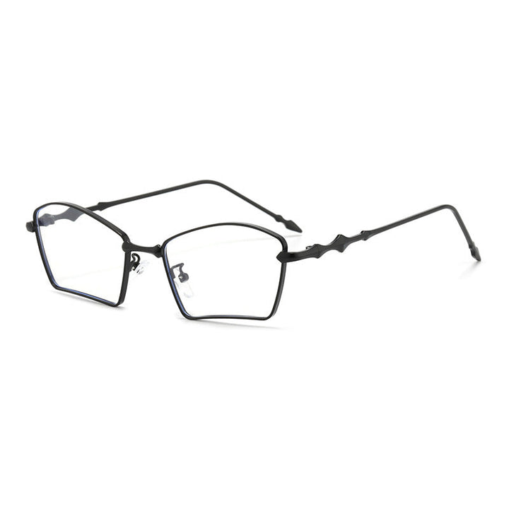 Ladies trendy sunglasses with geometric frame and gradient lenses Kalsten