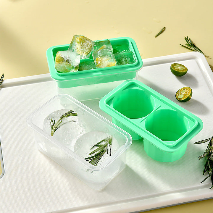 Silicone Ice Cube Tray with Practical Lid Kalsten