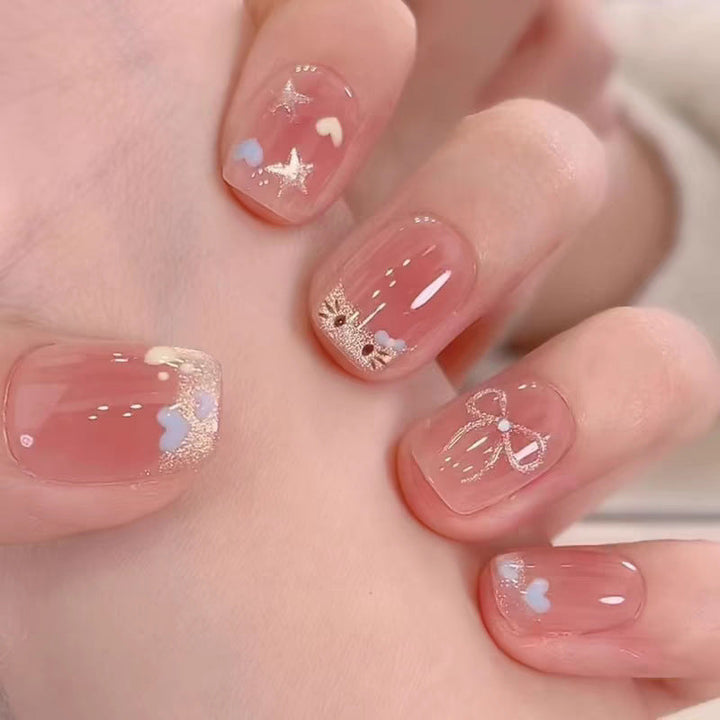 Artificial nails with elegant ombre finish Kalsten