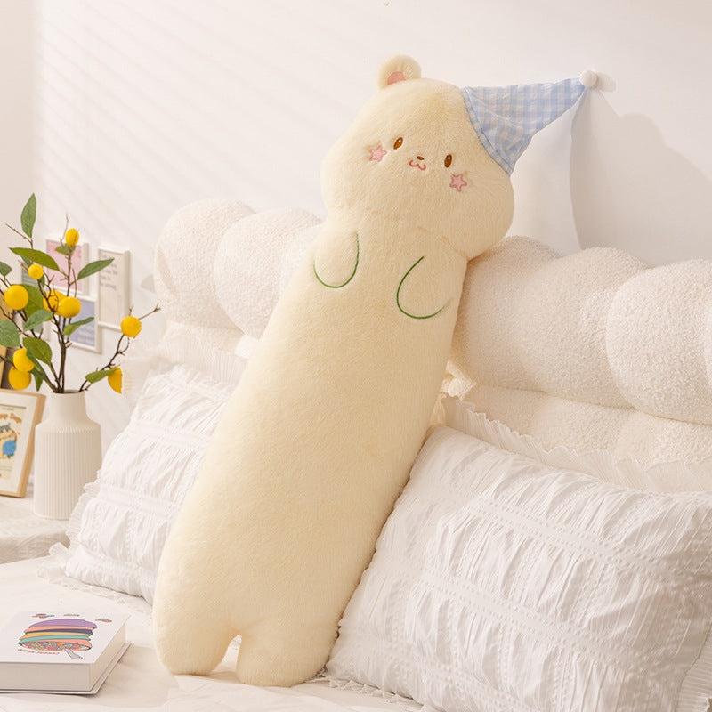 Plush neck roll with kitten motif Kalsten