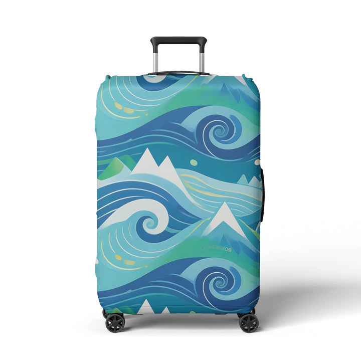 Women's suitcase cover with modern graphic design Kalsten