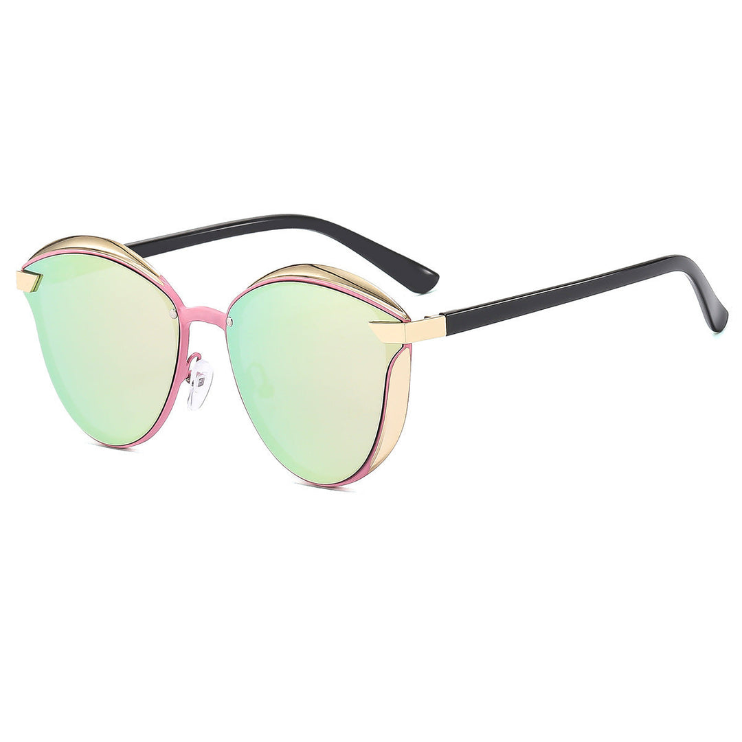 Women's designer sunglasses with elegant faceted design and high-quality UV protection Kalsten
