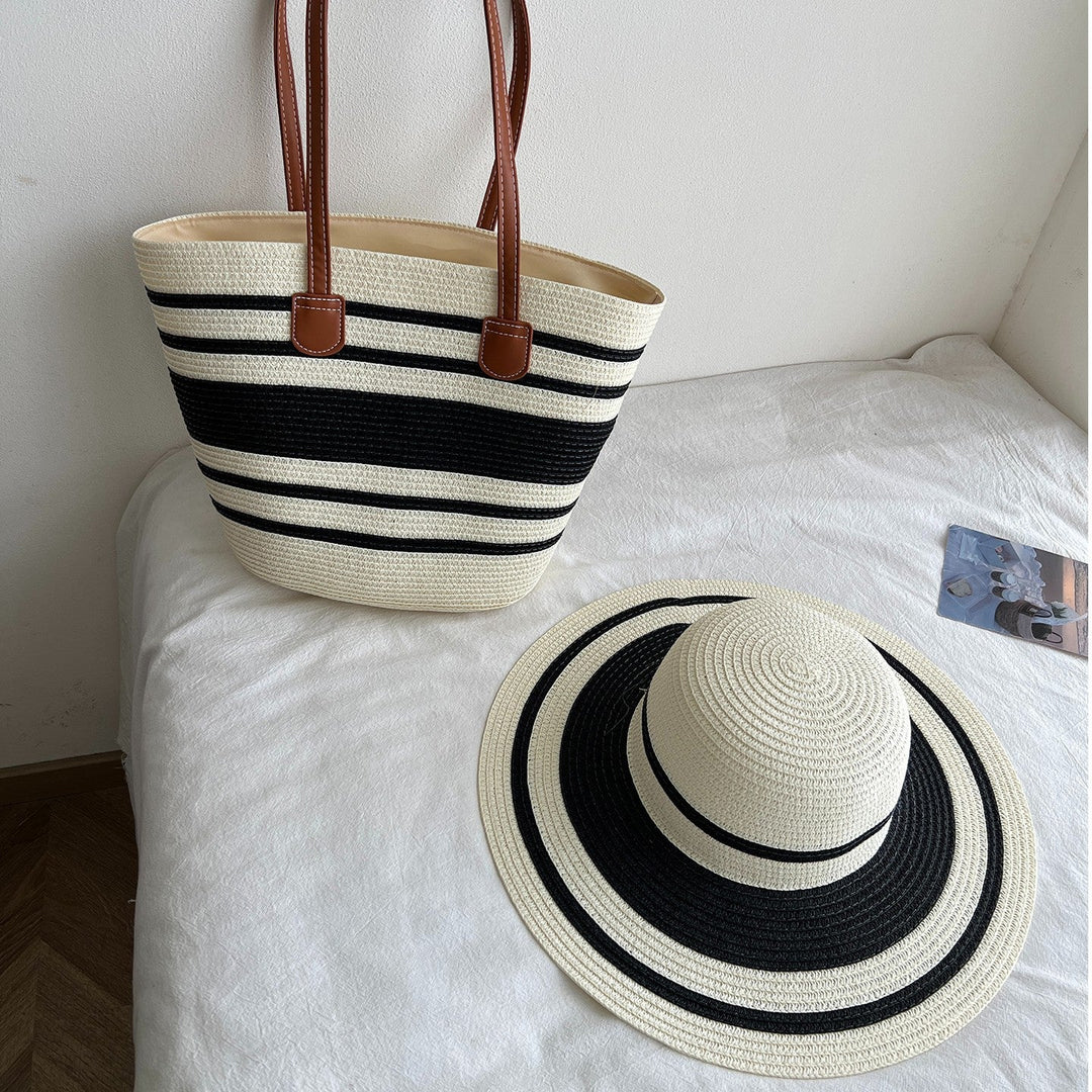Fashionable Tote Bag Made of Braided Material Kalsten