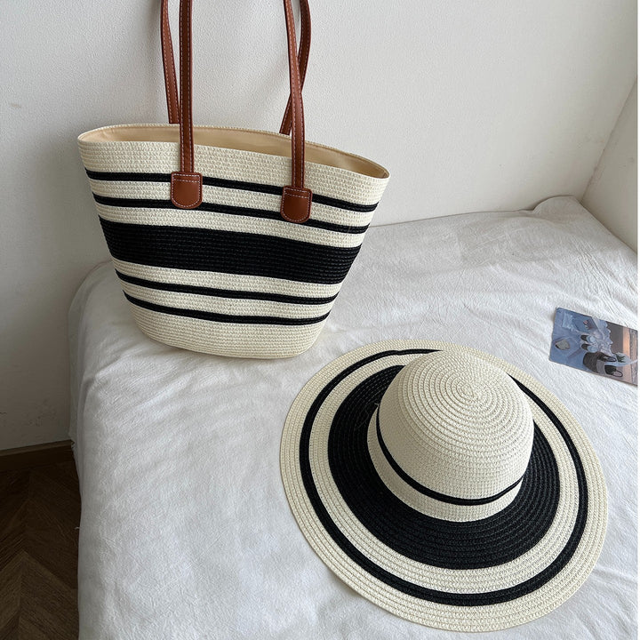 Fashionable Tote Bag Made of Braided Material Kalsten