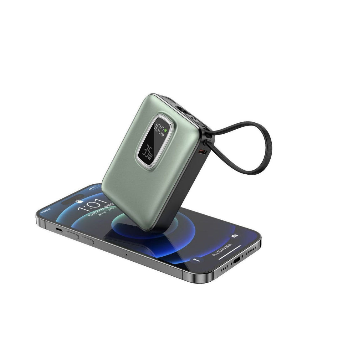 Portable power bank with integrated LED display and fast charging function Kalsten