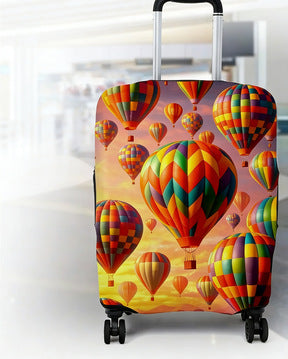 Unisex expandable suitcase cover with cat pattern, elastic protective material and zipper Kalsten