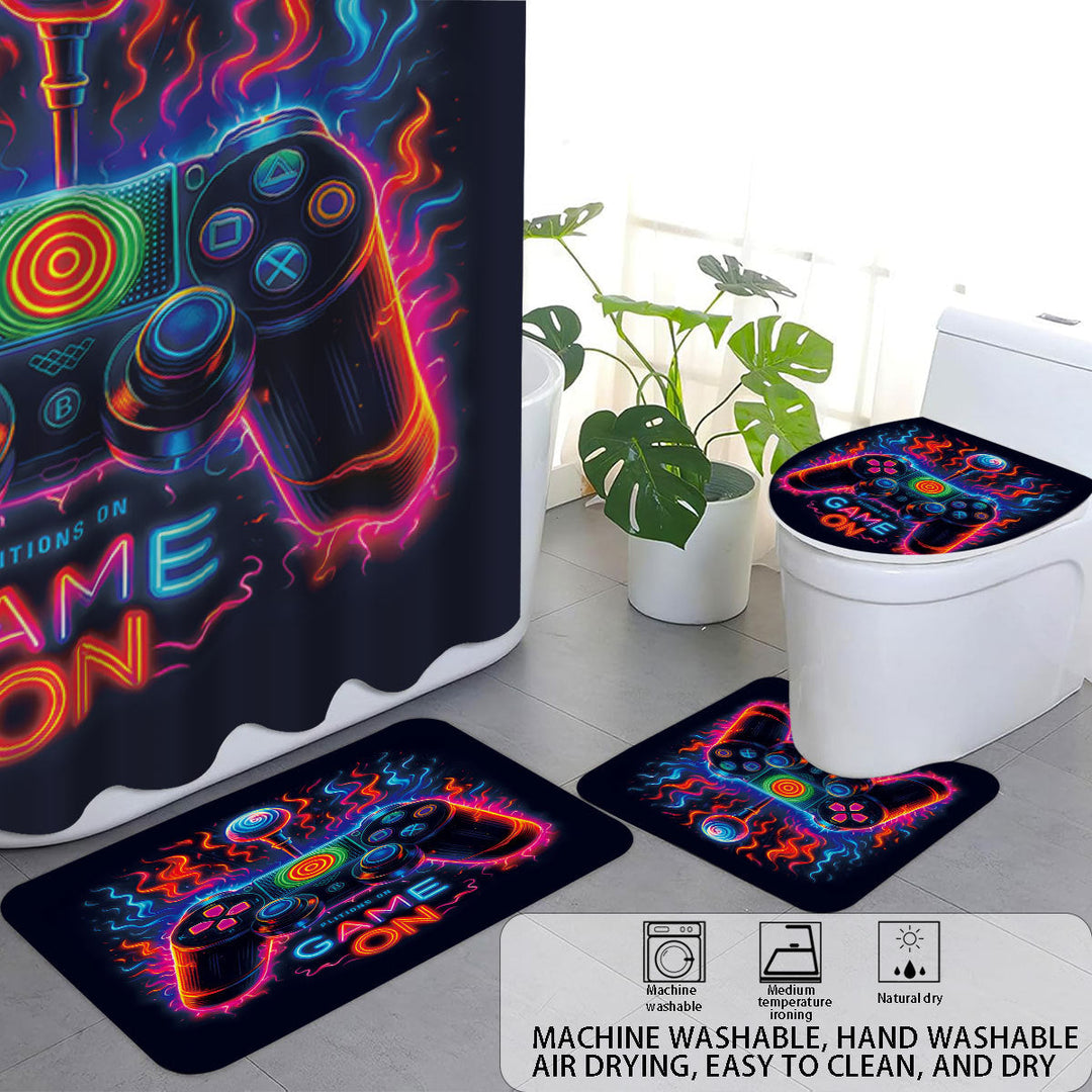 Digital Dragonfly-Themed Bathroom Set Kalsten