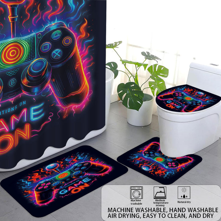 Digital Dragonfly-Themed Bathroom Set Kalsten
