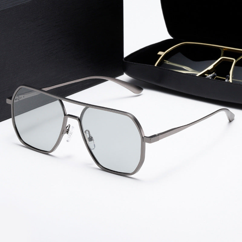 Women's innovative fashionable sunglasses with rectangular frame Kalsten