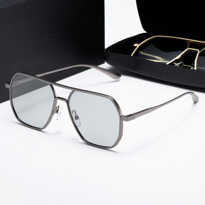 Women's innovative fashionable sunglasses with rectangular frame Kalsten