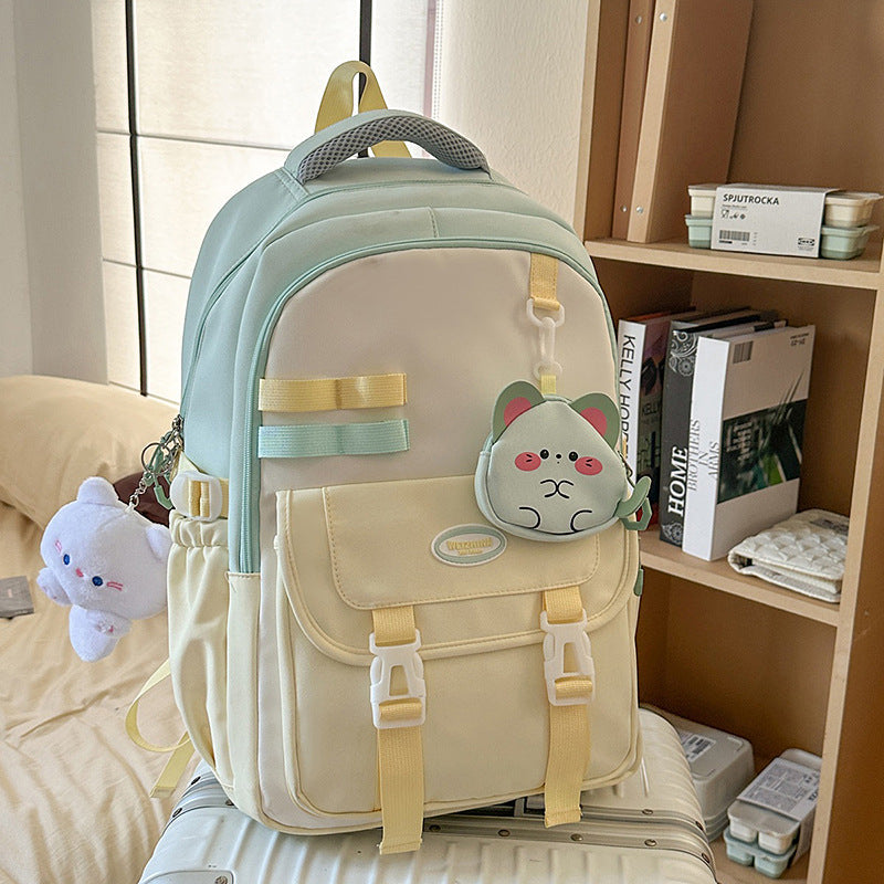 Multi-Compartment Casual School Backpack